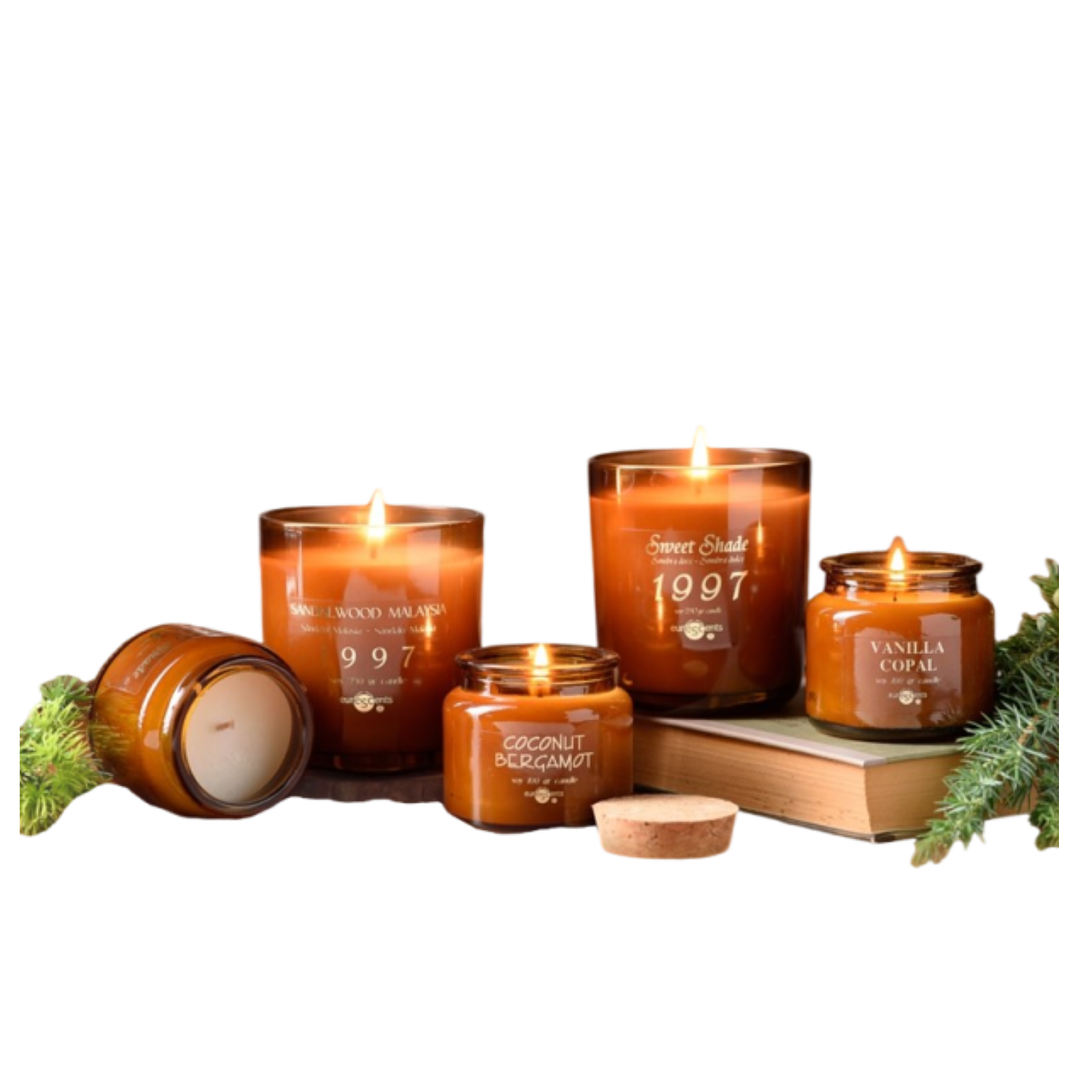 Vela Vegetal Coconut Bergamot Euroscents Disponible en dos Formatos 100 / 280 g  4