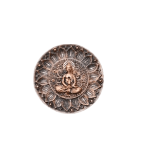 Incensario para Varilla Buda Meditante Resina 10 cm