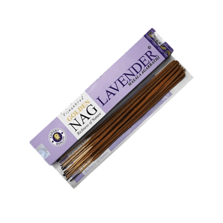 Incienso en Varilla Golden Nag Lavanda Vijayshree 15 g 1