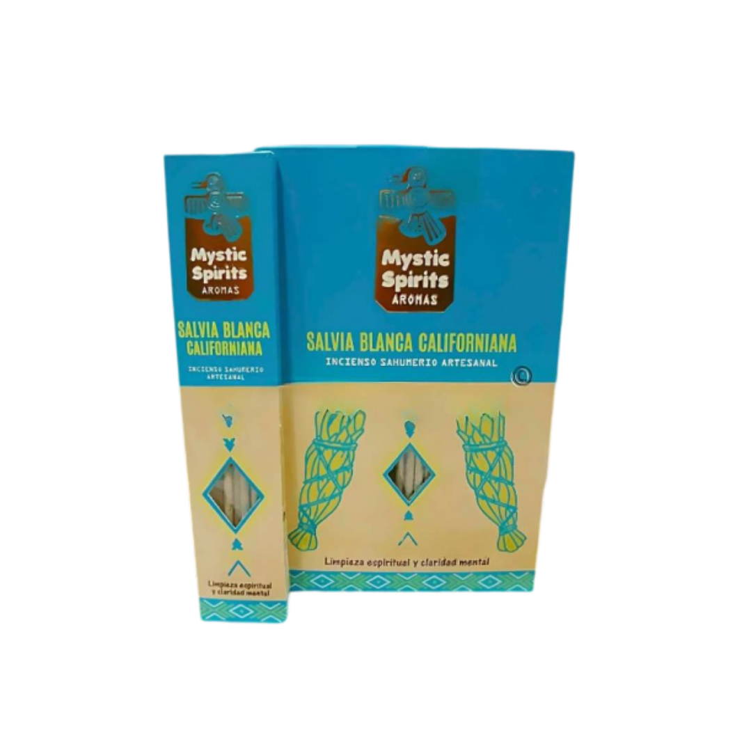 Incienso en Varilla Salvia Blanca de California Mystic Spirits 8 var 1