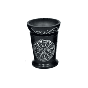 Evaporador Aromático de Cerámica para Aceites y Ceras Aromáticas Piedra Negra
