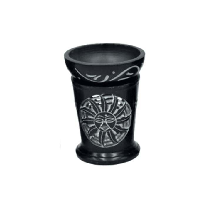 Evaporador Aromático de Cerámica para Aceites y Ceras Aromáticas Piedra Negra 1