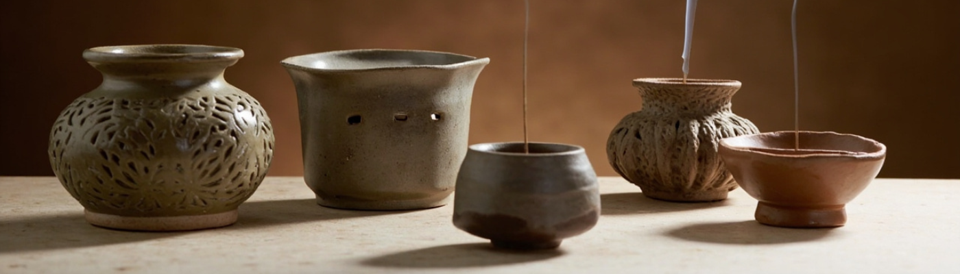 Inciensarios de Cerámica Hechos a Mano