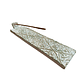 Inciensario Tablita de Cerámica Artesanal Hecha a Mano Blanco 23.5 cm x 5 cm - Miniatura 3