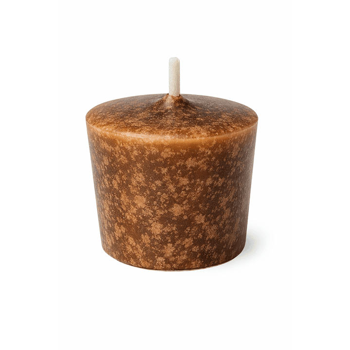 Vela Votive Toffe y Cafe 38x45 12 h  Euroscents Caja 15 uni 1