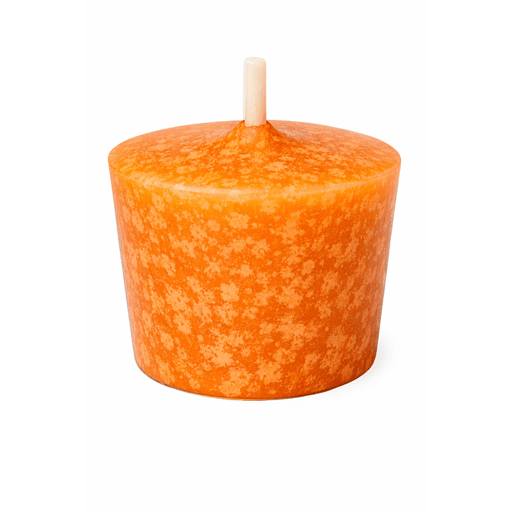 Vela Votive Canela y Naranja 38x45 12 h  Euroscents Caja 15 uni 1