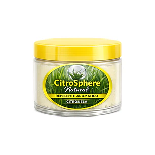Tarro Espuma Aromática Repelente de Mosquitos Citronela Euroscents 50 ml
