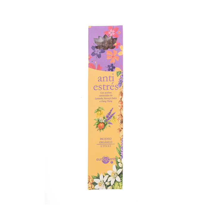 Estuche Incienso Antiestrés Aromaterapia Euroscents 8 var 1