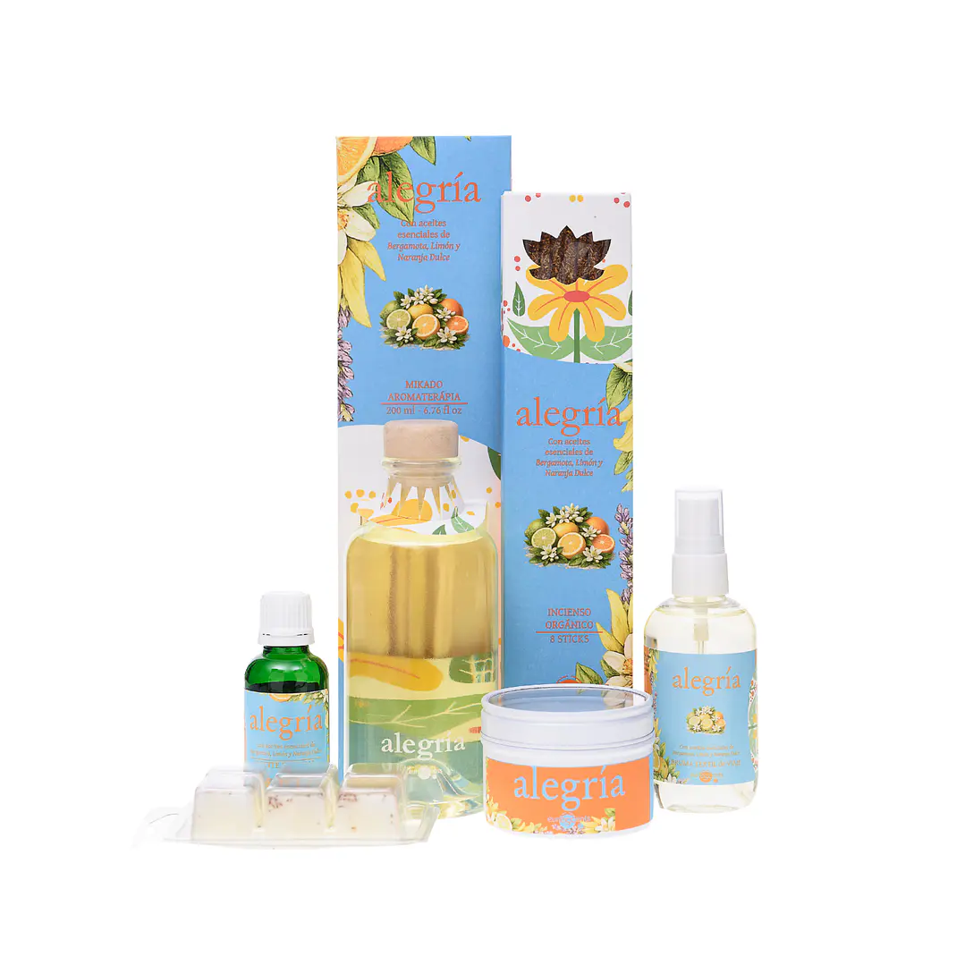 Estuche Incienso Alegría Aromaterapia Euroscents 8 var 2