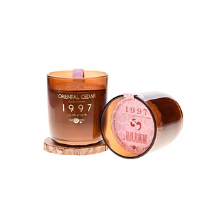 Vela Vegetal Oriental Cedar Euroscents Disponible en dos Formatos 100 / 280 g 