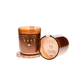 Vela Vegetal Vanilla Copal Euroscents Disponible en dos Formatos 100 / 280 g 