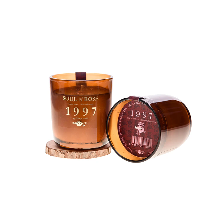 Vela Vegetal Soul Of Rose Euroscents Disponible en dos Formatos 100 / 280 g  1