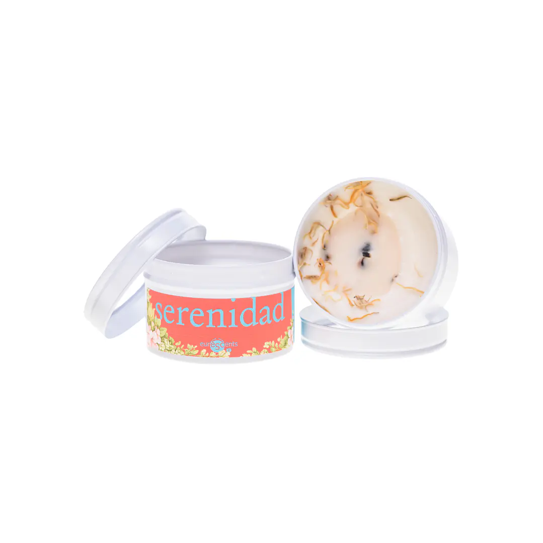 Vela Vegetal Aromaterapia Serenidad Euroscents 100 g  1
