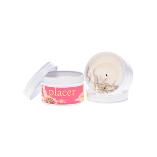 Vela Vegetal Aromaterapia Placeres Euroscents 100 g 