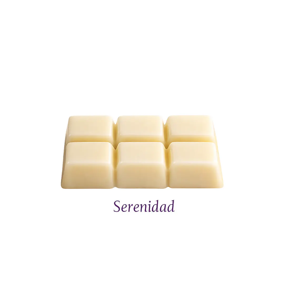 Tableta Cera Vegetal Aromaterapia Serenidad Euroscents 70 g 1