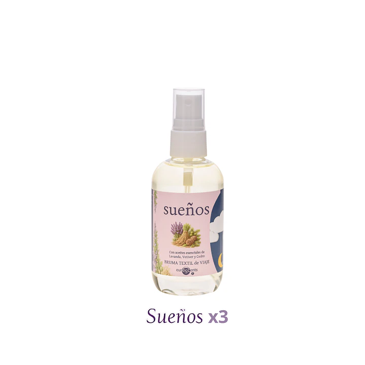 Brumas de Almohada y Textil Aromaterapia Sueños Euroscents 100 ml  3