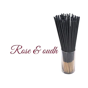 Incienso en Varilla Rose & oudh Euroscents 50/100 var            
