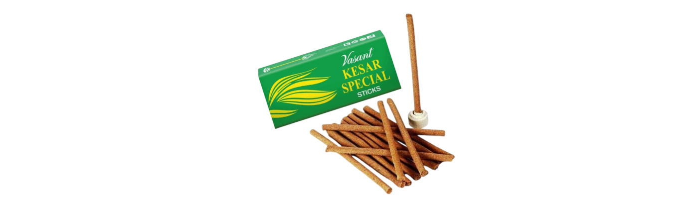 Incienso Dhoop Kesar Special Vasant El Ritual Aromático del Azafrán