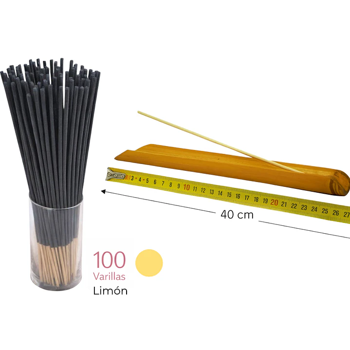 Incienso Euroscents 100 var + Tablita de Bambú 40 cm (Regalo) — Fragancias F – P 16