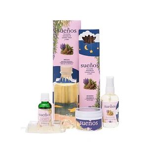 Pack Aromaterapia Sueños Colección Completa 6 Productos Euroscents