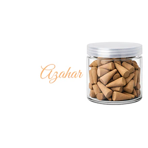 Incienso en Cono Azahar Euroscents Tarro 100 uni 