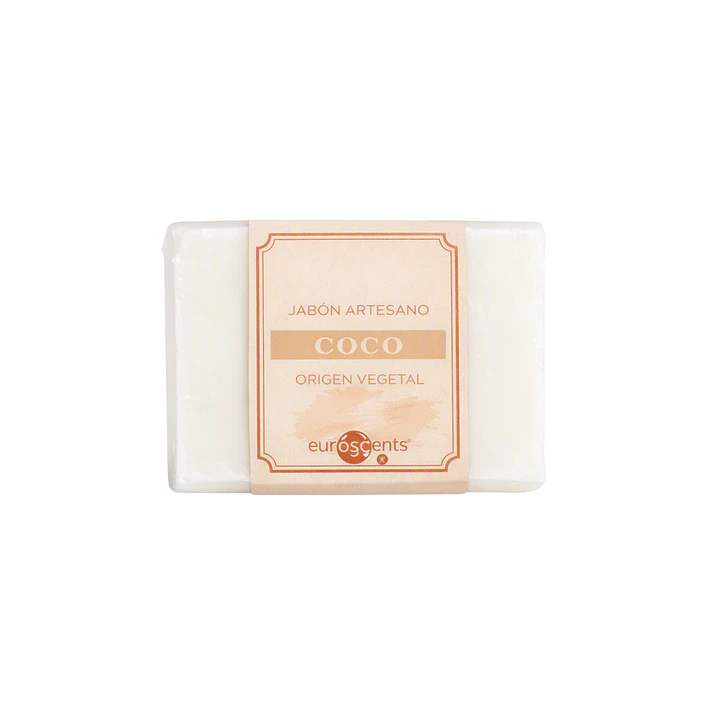 Jabón Vegetal Opaco Coco Euroscents 100 g 1