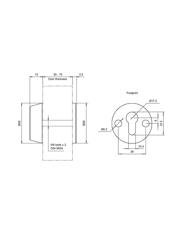 Escudo protector Mul-T-Lock