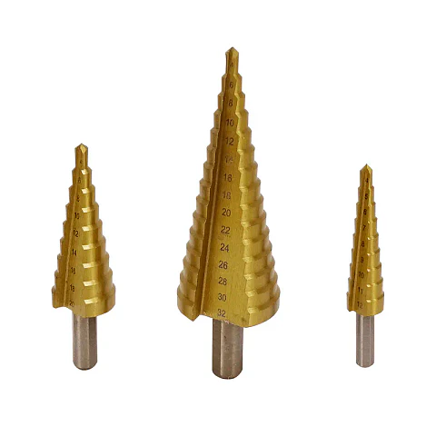 Kit 3 Brocas Escalonadas hss para Metal 4 a 32mm