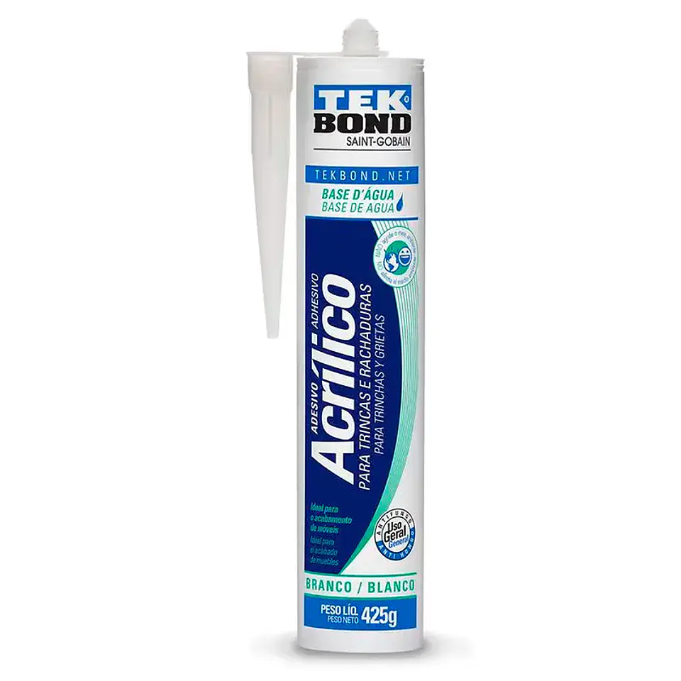 Sellador Acrílico Adhesivo para Grietas Blanco 425g 1