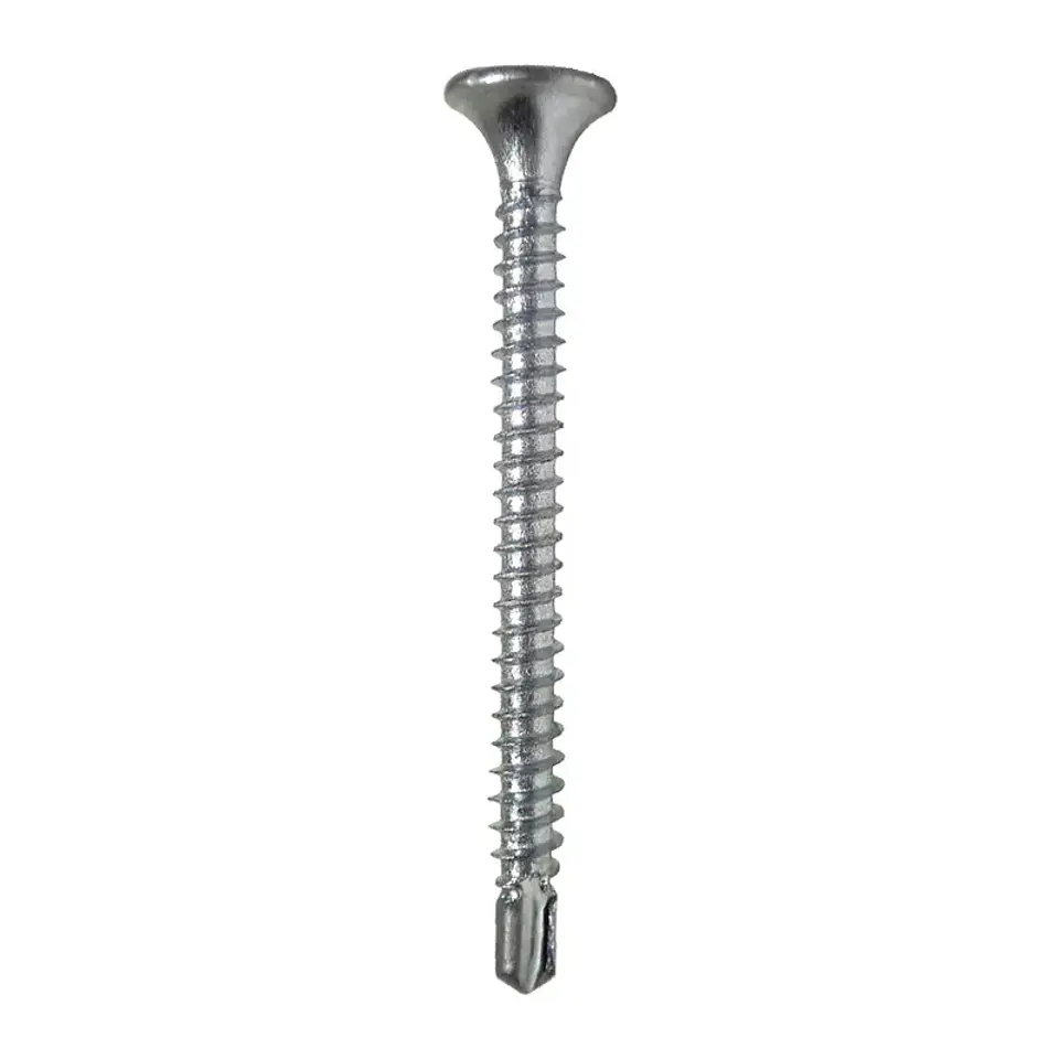Tornillo Cabeza Plana Trompeta Punta Broca 8 x 3