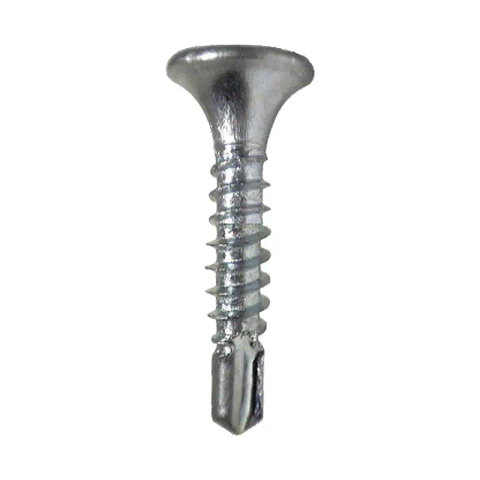 Tornillo Cabeza Plana Trompeta Punta Broca 6 x 1"