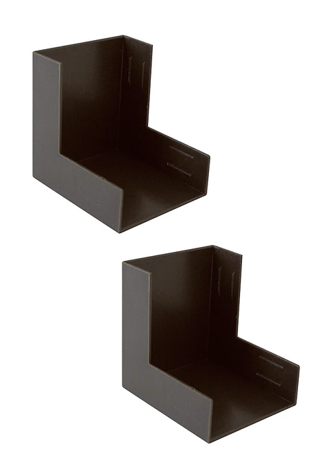 Pack 2 unidades Curva ext 20 x 10 color madera