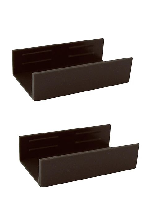 Pack 2 unidades union plana 20 x 10 color madera