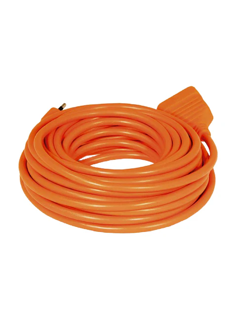 Extensión profesional 10 metros naranjo 0,75mm