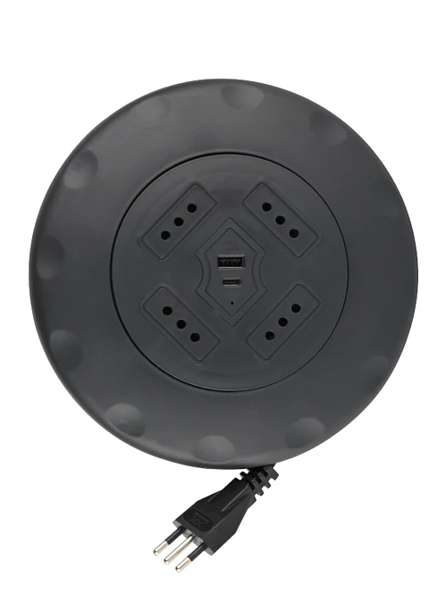 Electraline carrete ufo usb+C 5mts.