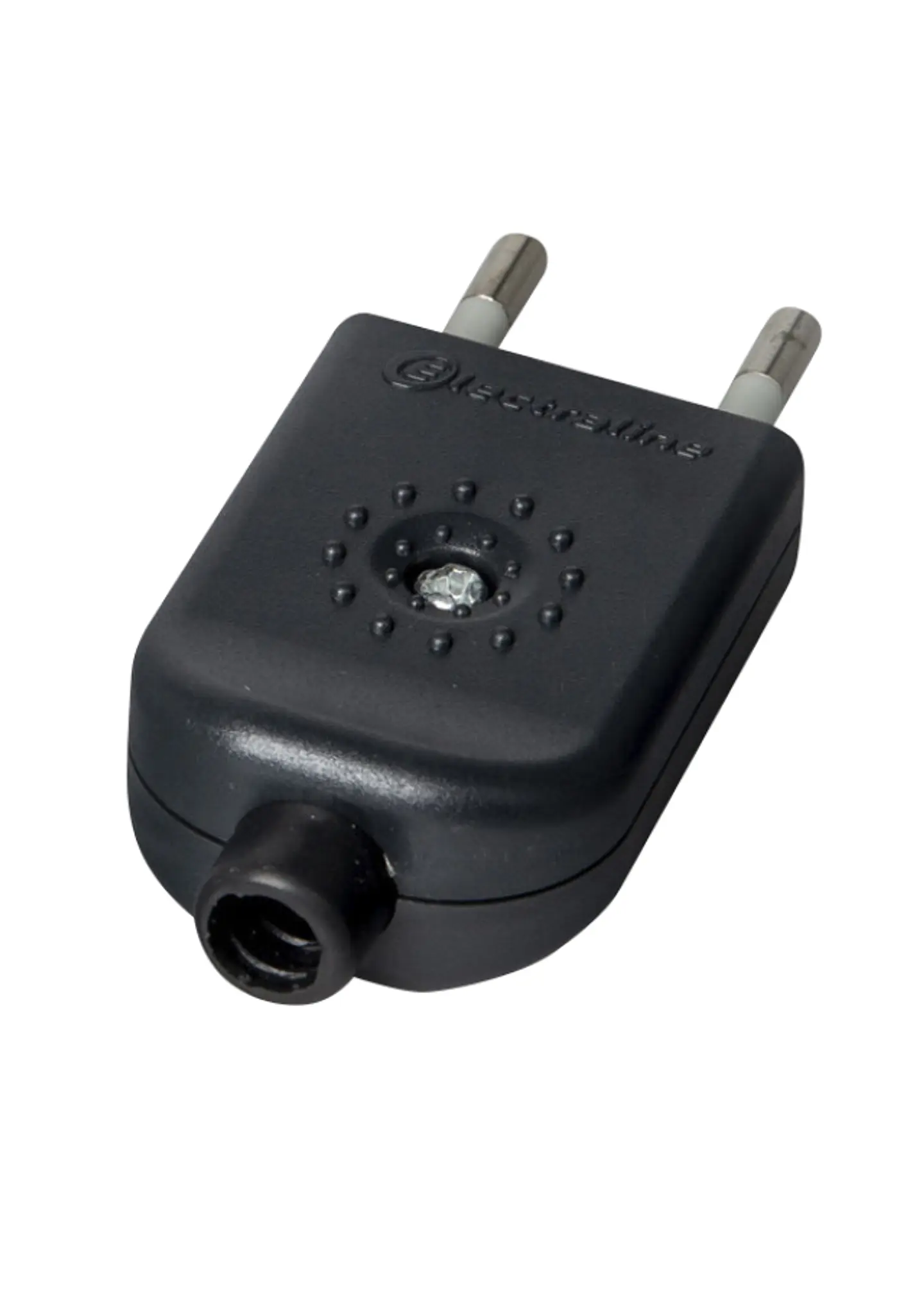 Enchufe Macho volante 2P gris 1
