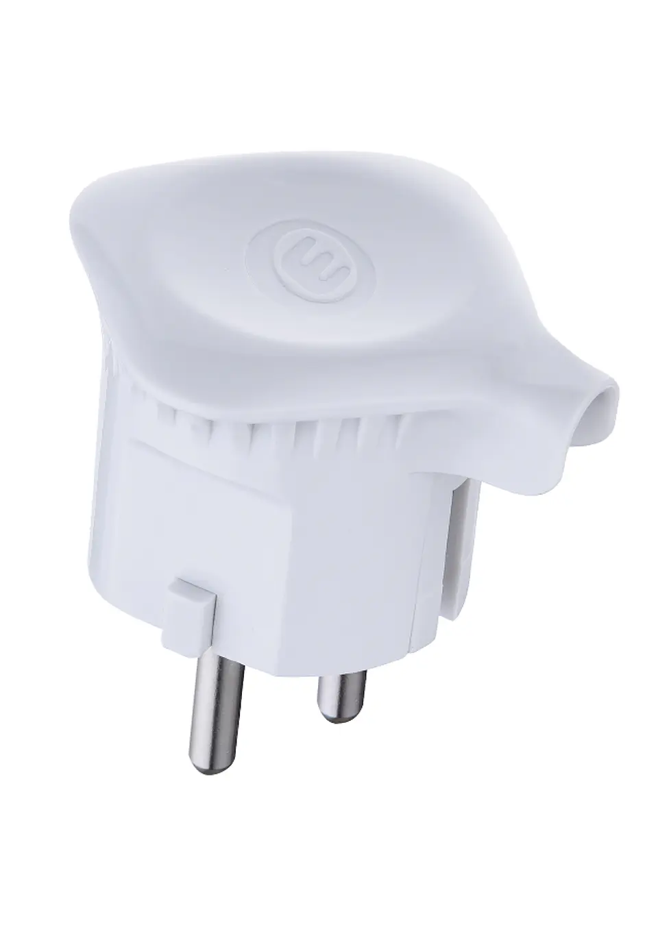 Macho Volante Schuko 90° 16A 2p+T blanco 1
