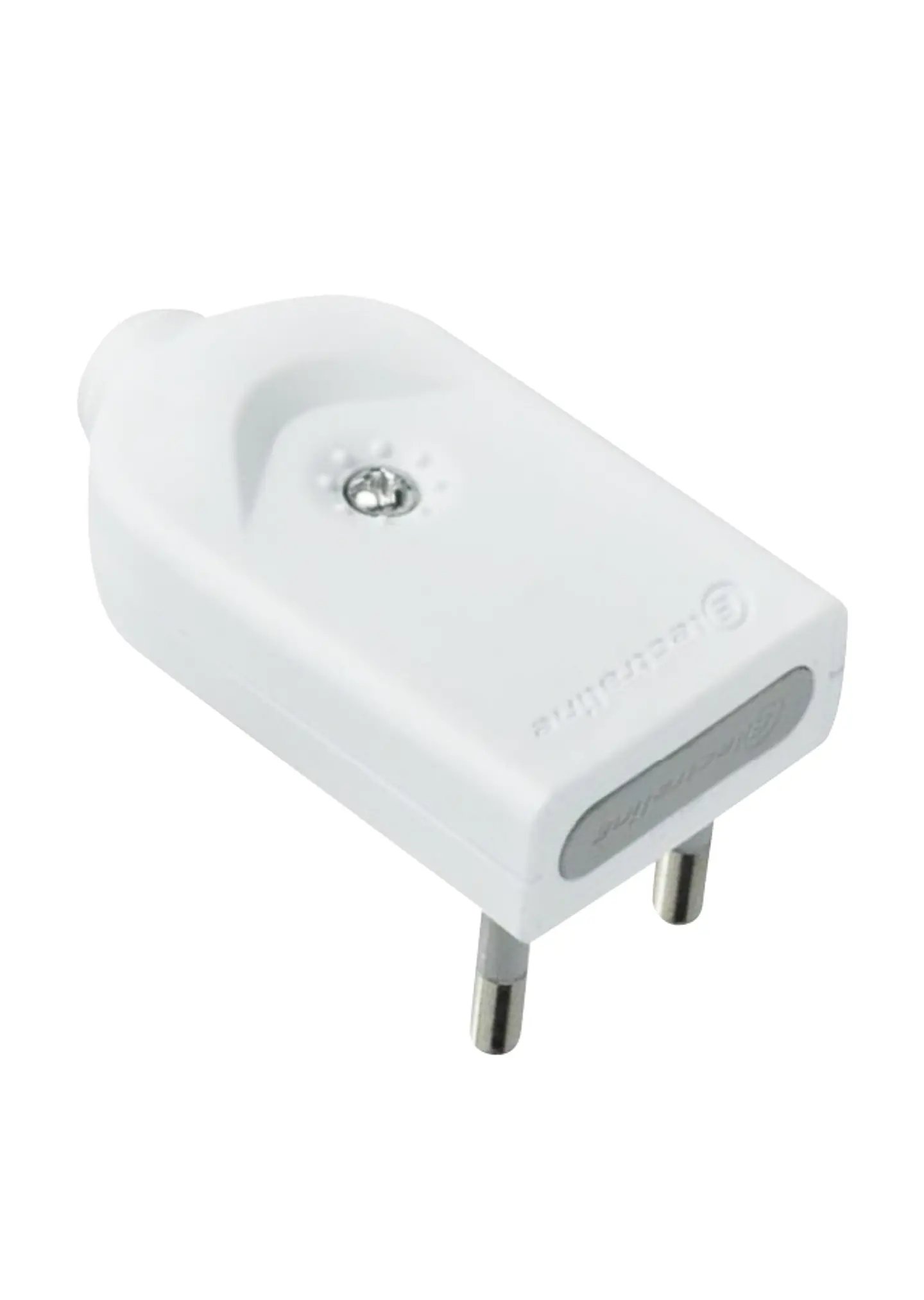 Enchufe Macho volante Convertible 2P blanco 1