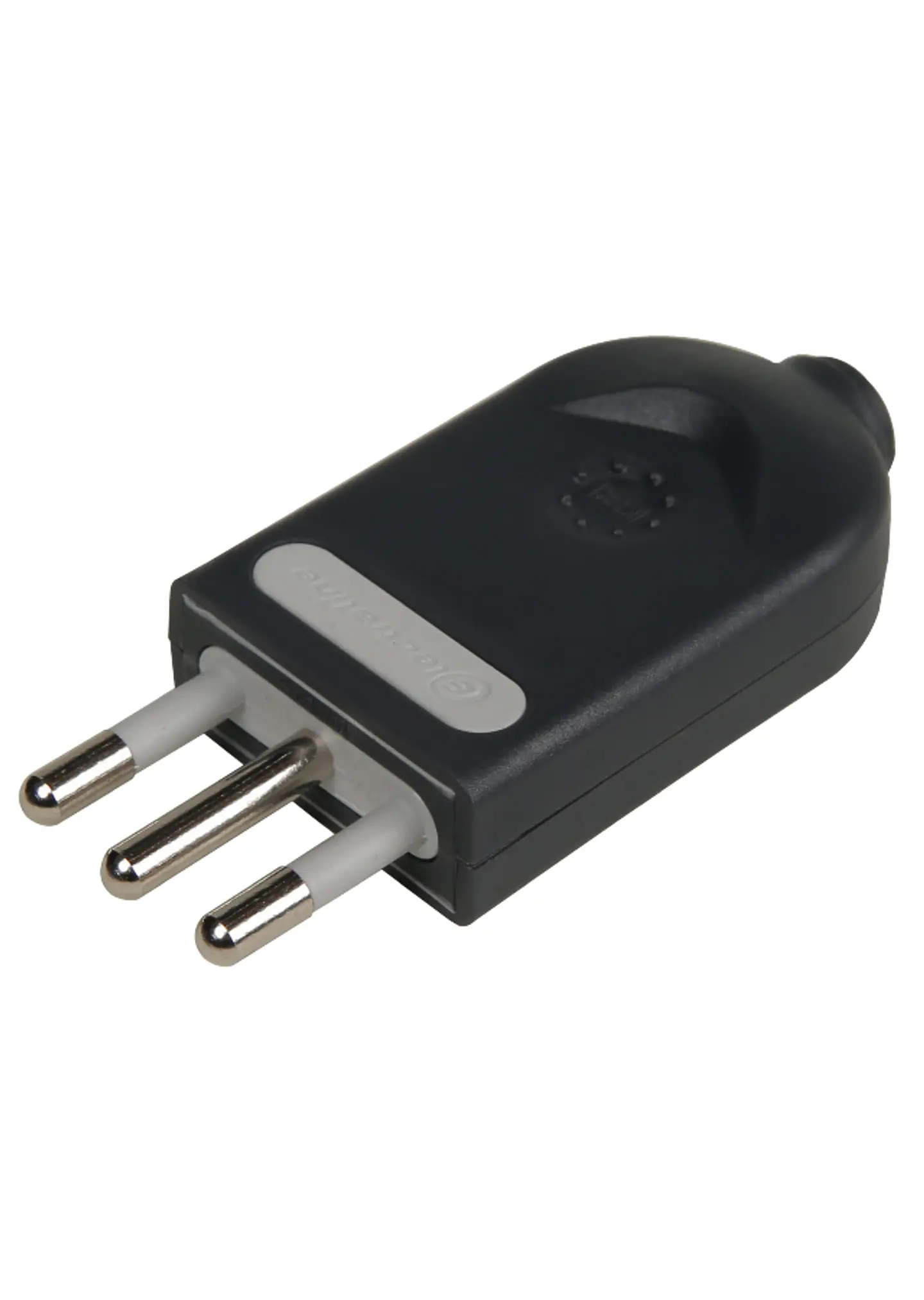 Enchufe Macho volante Convertible 2P+T gris 1