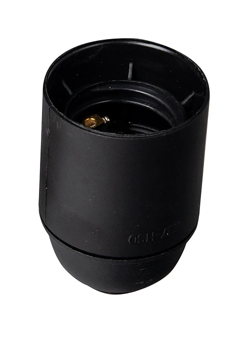 Portalampara bolt plastico presion negro