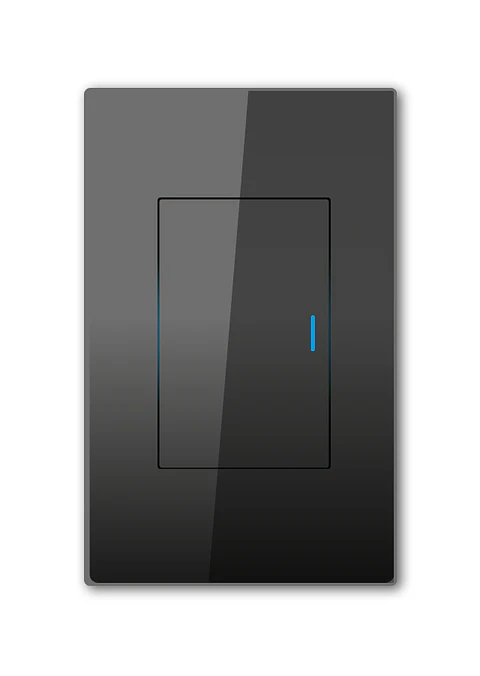 Interruptor sencillo smart negro