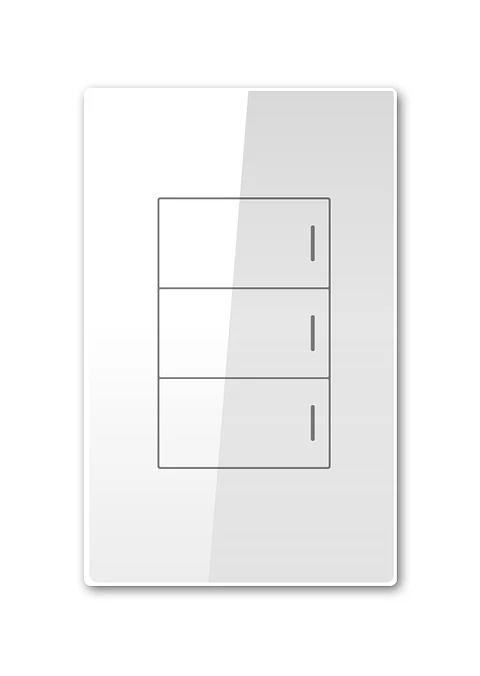 Interruptor triple smart blanco
