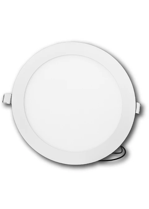 Plafón led redondo embutido, 6W,Luz Calida