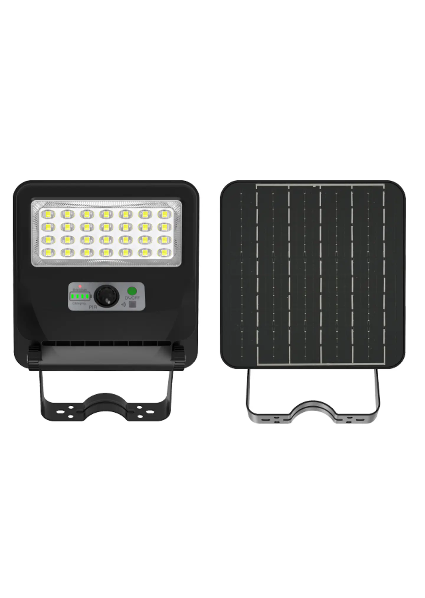 Proyector solar incl. 50W/600lm, luz dia, c/sensor y remoto 1