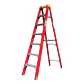 Escalera Tijera Fibra de Vidrio 7 Peldaños - Alto 2.1 m - Miniatura 1
