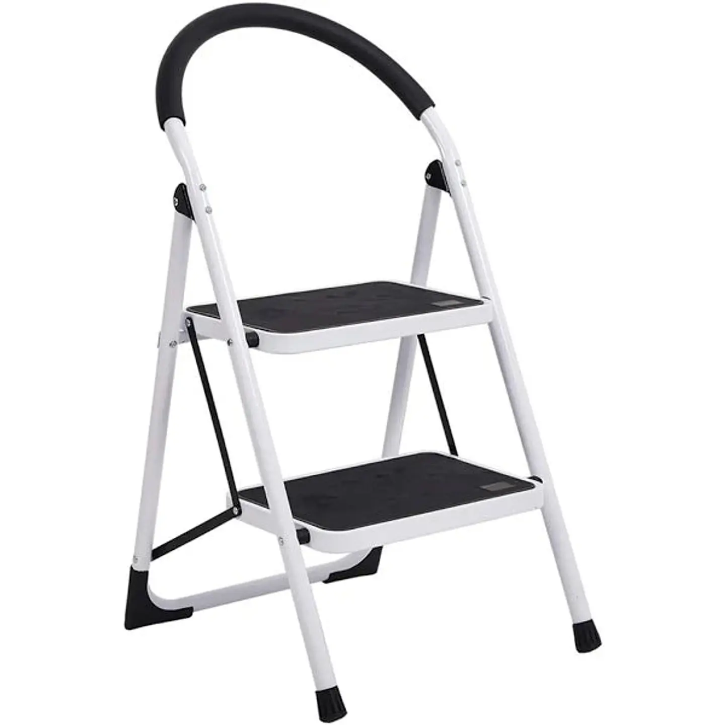 Escalera Plegable Multiuso 2 Peldaños - Blanca 1