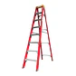 Escalera Tijera Fibra de Vidrio 8 Peldaños - Alto 2.4 m - Miniatura 1