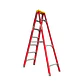 Escalera Tijera Fibra de Vidrio 7 Peldaños - Alto 2.1 m - Miniatura 2