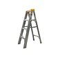 Escalera Tijera Aluminio 4 Peldaños - Alto 1.2 m - Miniatura 1