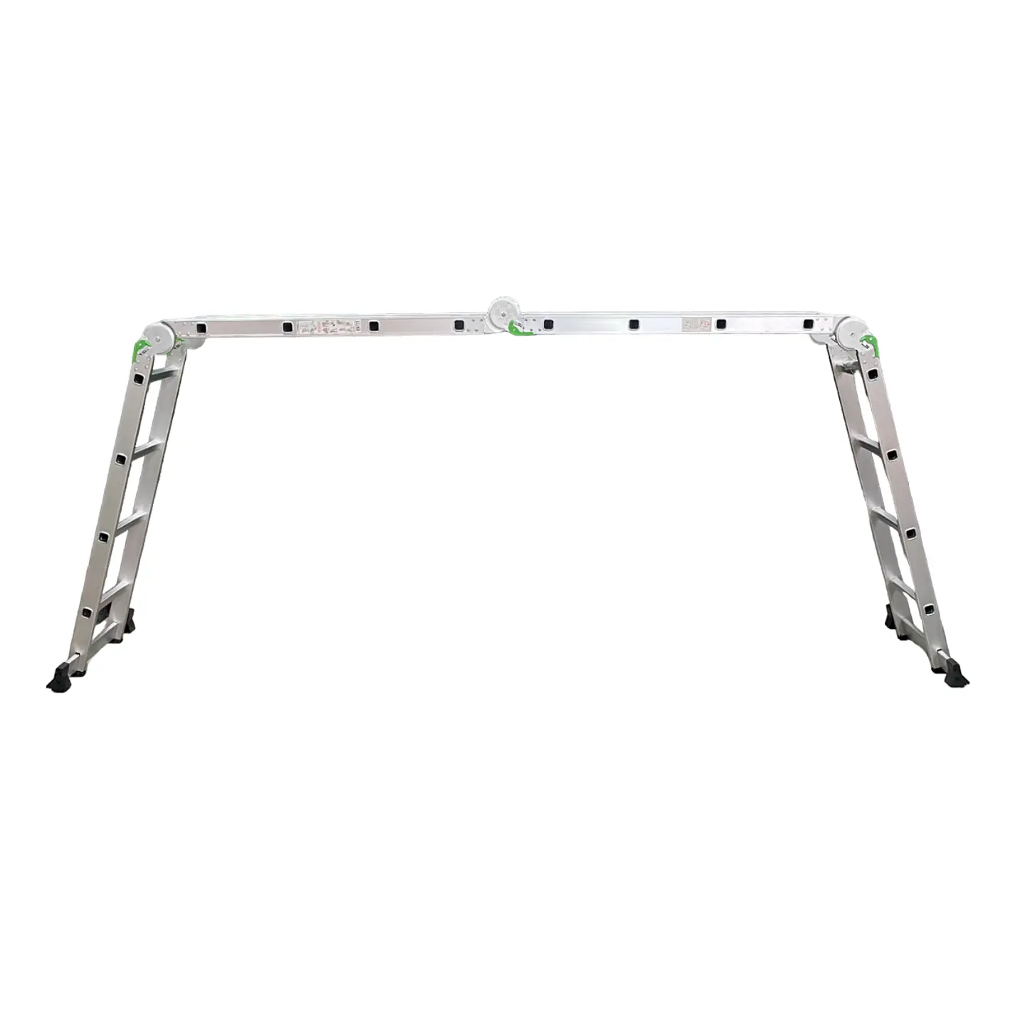 Escalera Articulada 16 Peldaños Multiuso Aluminio 4x4 - 4.56 m 3
